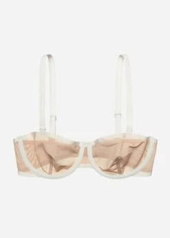 The Balconette - Mesh, Sand/Salt