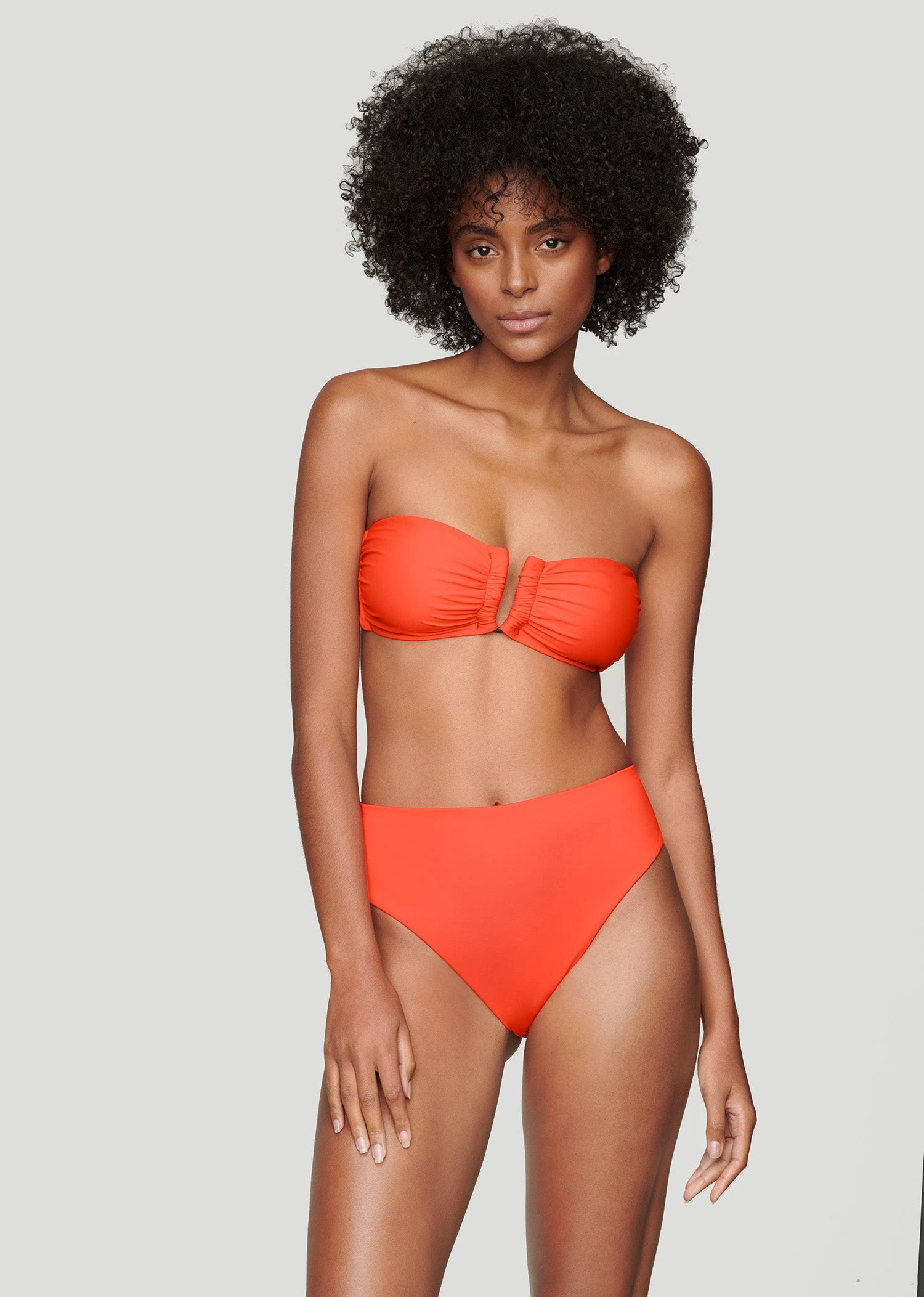 The Bandeau - Swim, Hibiscus 4 The Bandeau - Swim, Hibiscus - Image 2