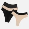 The Best Seller Pack Of 5 - Modal, Black & Sand -Velisse Bikini Shop clp the best seller pack of 5 modal black sand b0 01