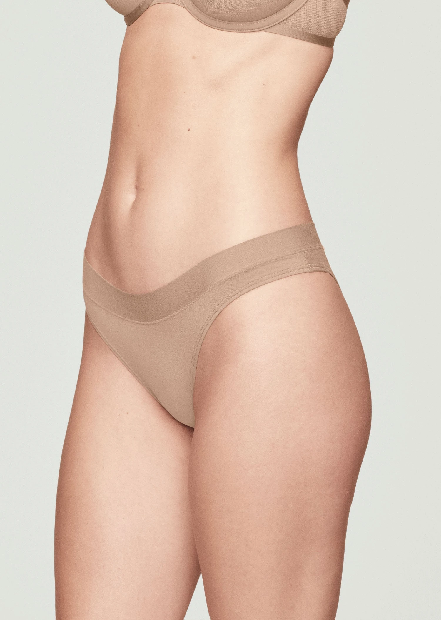 The Bikini - Modal, Taupe 4 The Bikini - Modal, Taupe - Image 2