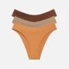 The Bikini Pack Of 3 - Modal, Caramel -Velisse Bikini Shop clp the bikini pack of 3 modal caramel b0 01