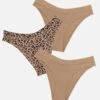 The Bikini Pack Of 3 - Modal, Leopard & Taupe -Velisse Bikini Shop clp the bikini pack of 3 modal leopard taupe b0 02