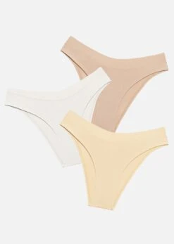 The Bikini Pack Of 3 - Modal, Pearl