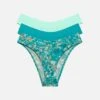 The Bikini Pack Of 3 - Modal, Turquoise & Aqua -Velisse Bikini Shop clp the bikini pack of 3 modal turquoise aqua b0 01