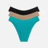 The Bikini Pack Of 3 - Modal, Turquoise -Velisse Bikini Shop clp the bikini pack of 3 modal turquoise b0 01