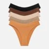 The Bikini Pack Of 5 - Modal, Caramel -Velisse Bikini Shop clp the bikini pack of 5 modal caramel b0 01