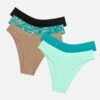 The Bikini Pack Of 5 - Modal, Turquoise & Aqua -Velisse Bikini Shop clp the bikini pack of 5 modal turquoise aqua b0 01