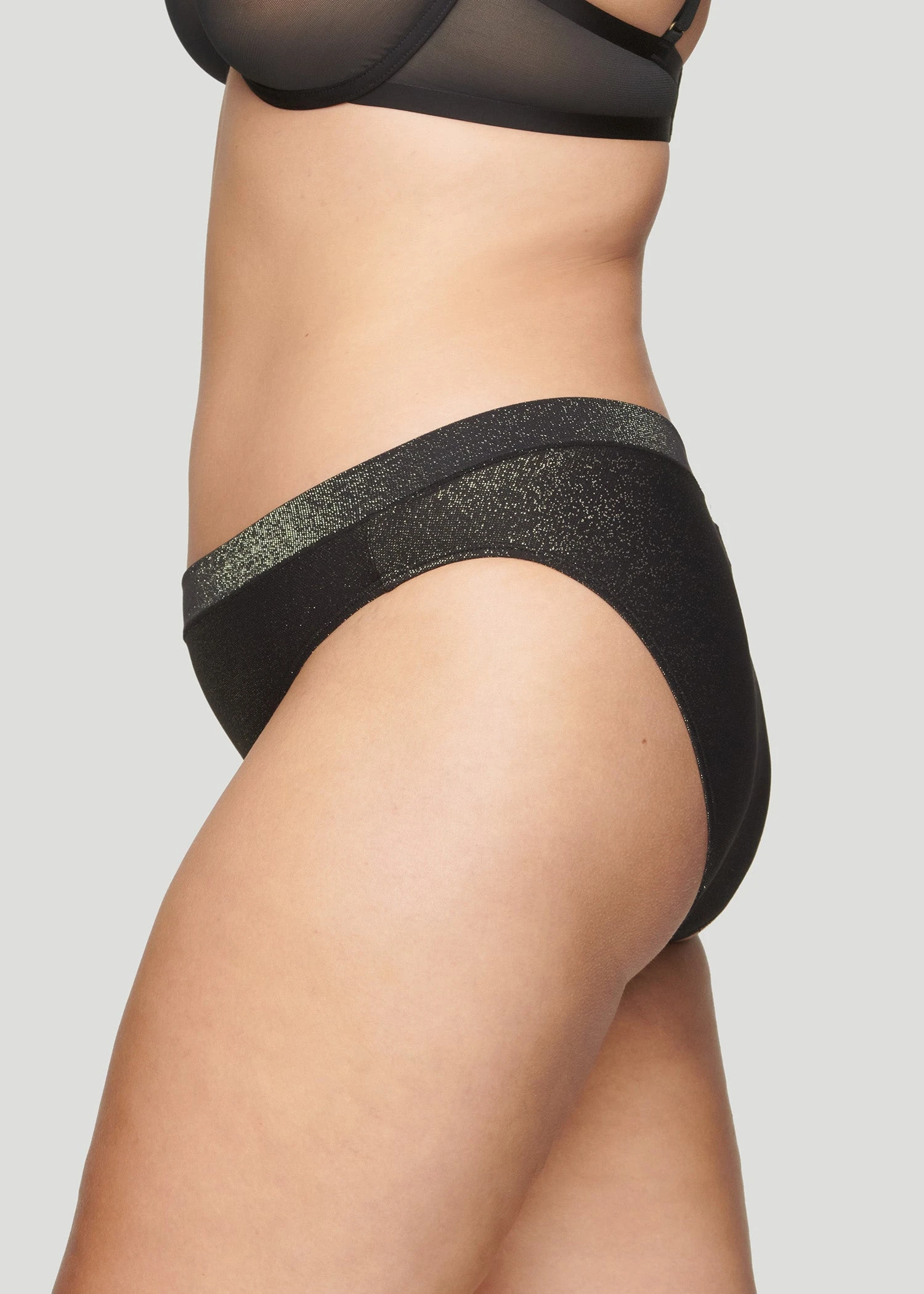 The Brief - Lurex, Black Sparkle 4 The Brief - Lurex, Black Sparkle - Image 2