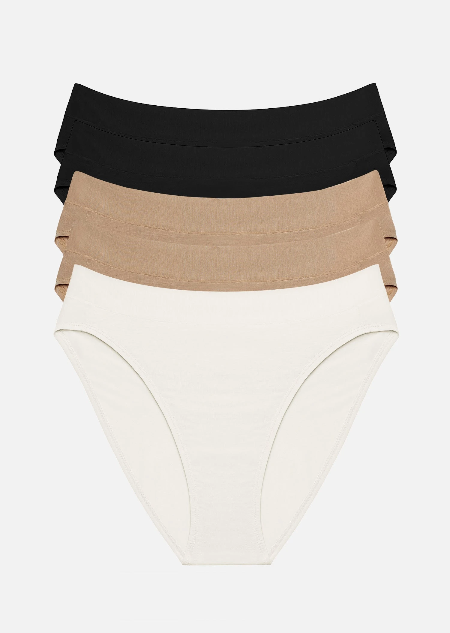 The Brief Pack Of 5 - Modal, Black & Taupe 4 The Brief Pack Of 5 - Modal, Black & Taupe - Image 2