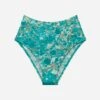 The Highwaist - Modal, Marble Turquoise -Velisse Bikini Shop clp the highwaist modal turquoise marble b0 02