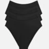 The Highwaist Pack Of 3 - Modal, Black 2 The Highwaist Pack Of 3 - Modal, Black -Velisse Bikini Shop clp the highwaist pack of 3 modal black b0 02 1