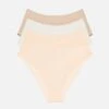 The Highwaist Pack Of 3 - Modal, Blush -Velisse Bikini Shop clp the highwaist pack of 3 modal blush b0 01