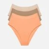 The Highwaist Pack Of 3 - Modal, Coral -Velisse Bikini Shop clp the highwaist pack of 3 modal coral b0 01 1