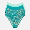 The Highwaist Pack Of 3 - Modal, Turquoise & Aqua -Velisse Bikini Shop clp the highwaist pack of 3 modal turquoise aqua b0 01 1