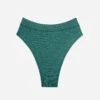 The Highwaist Thong - Lurex, Teal Sparkle 2 The Highwaist Thong - Lurex, Teal Sparkle -Velisse Bikini Shop clp the highwaist thong lurex teal sparkle b0 02