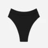 The Highwaist Thong - Modal, Black 1 The Highwaist Thong - Modal, Black -Velisse Bikini Shop clp the highwaist thong modal black b0 02