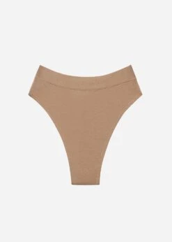 The Highwaist Thong - Modal, Taupe