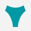 The Highwaist Thong - Modal, Turquoise -Velisse Bikini Shop clp the highwaist thong modal turquoise b0 02 1