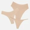 The Minimalist Pack Of 3 - Modal, Sand -Velisse Bikini Shop clp the minimalist pack of 3 modal sand b0 01 1