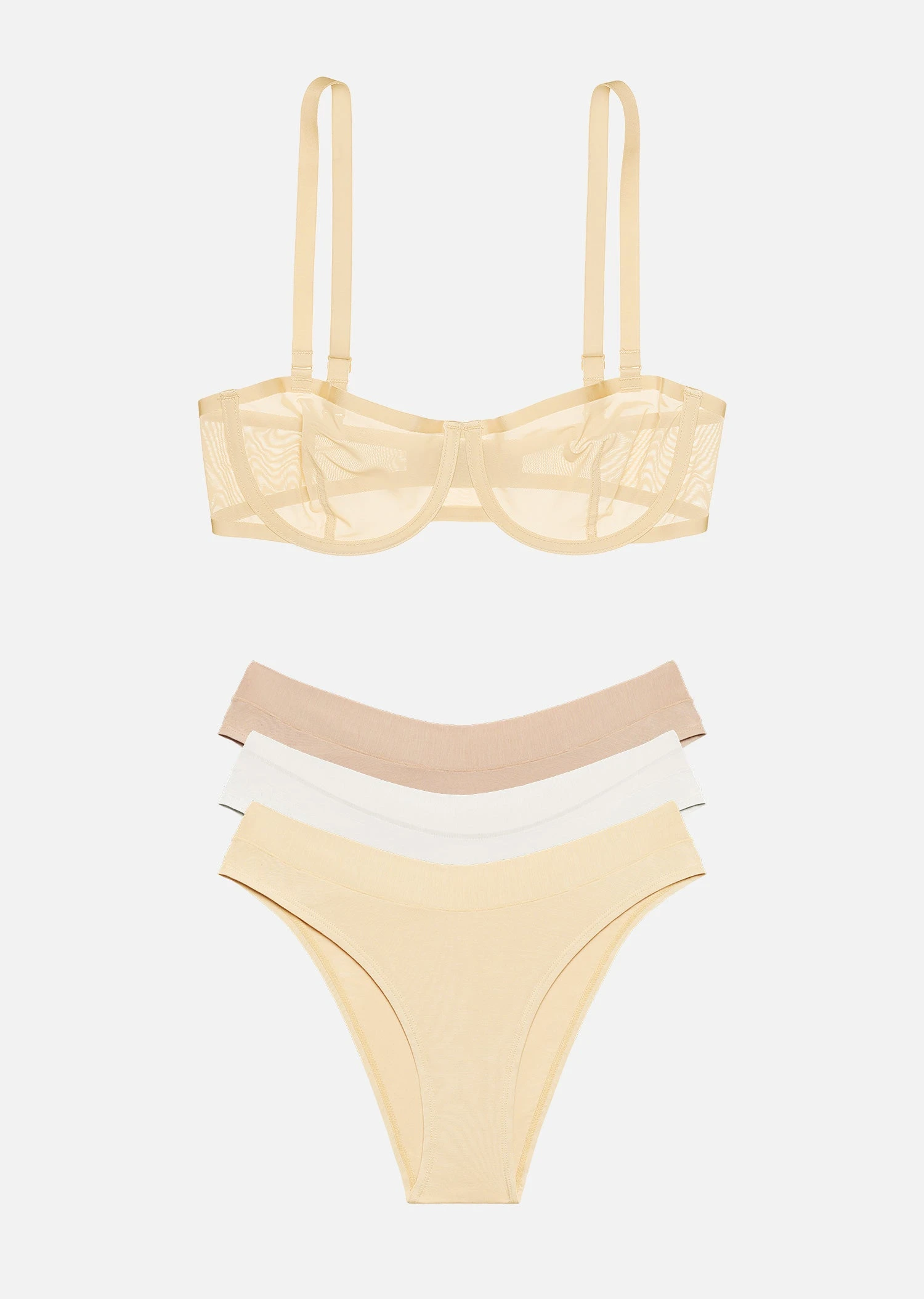 The Pearl Balconette Bundle 3 The Pearl Balconette Bundle