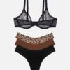 The Plunge & Thong Pack Bundle -Velisse Bikini Shop clp the plunge and thong pack bundle mix black b0 01