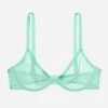 The Plunge - Mesh, Aqua -Velisse Bikini Shop clp the plunge mesh aqua b0 02