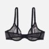 The Plunge - Mesh, Black -Velisse Bikini Shop clp the plunge mesh black b0 02