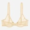 The Plunge - Mesh, Pearl 1 The Plunge - Mesh, Pearl -Velisse Bikini Shop clp the plunge mesh pearl b0 02