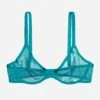 The Plunge - Mesh, Turquoise -Velisse Bikini Shop clp the plunge mesh turquoise b0 02