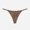 The String Thong - Modal, Leopard -Velisse Bikini Shop clp the string thong modal leopard b0 02