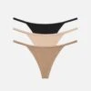 The String Thong Pack Of 3 - Modal, Black & Taupe -Velisse Bikini Shop clp the string thong pack of 3 modal black taupe b0 02 1