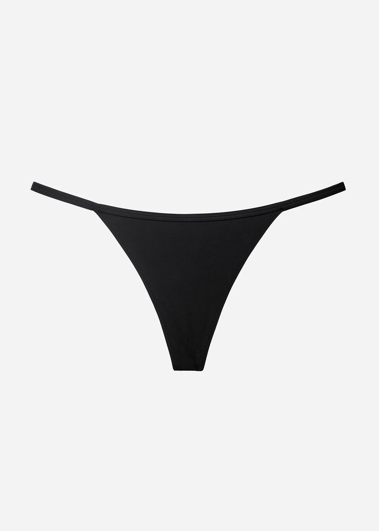 The String Thong - Satin, Black Shine 3 The String Thong - Satin, Black Shine