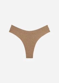 The Thong - Lurex, Taupe Sparkle