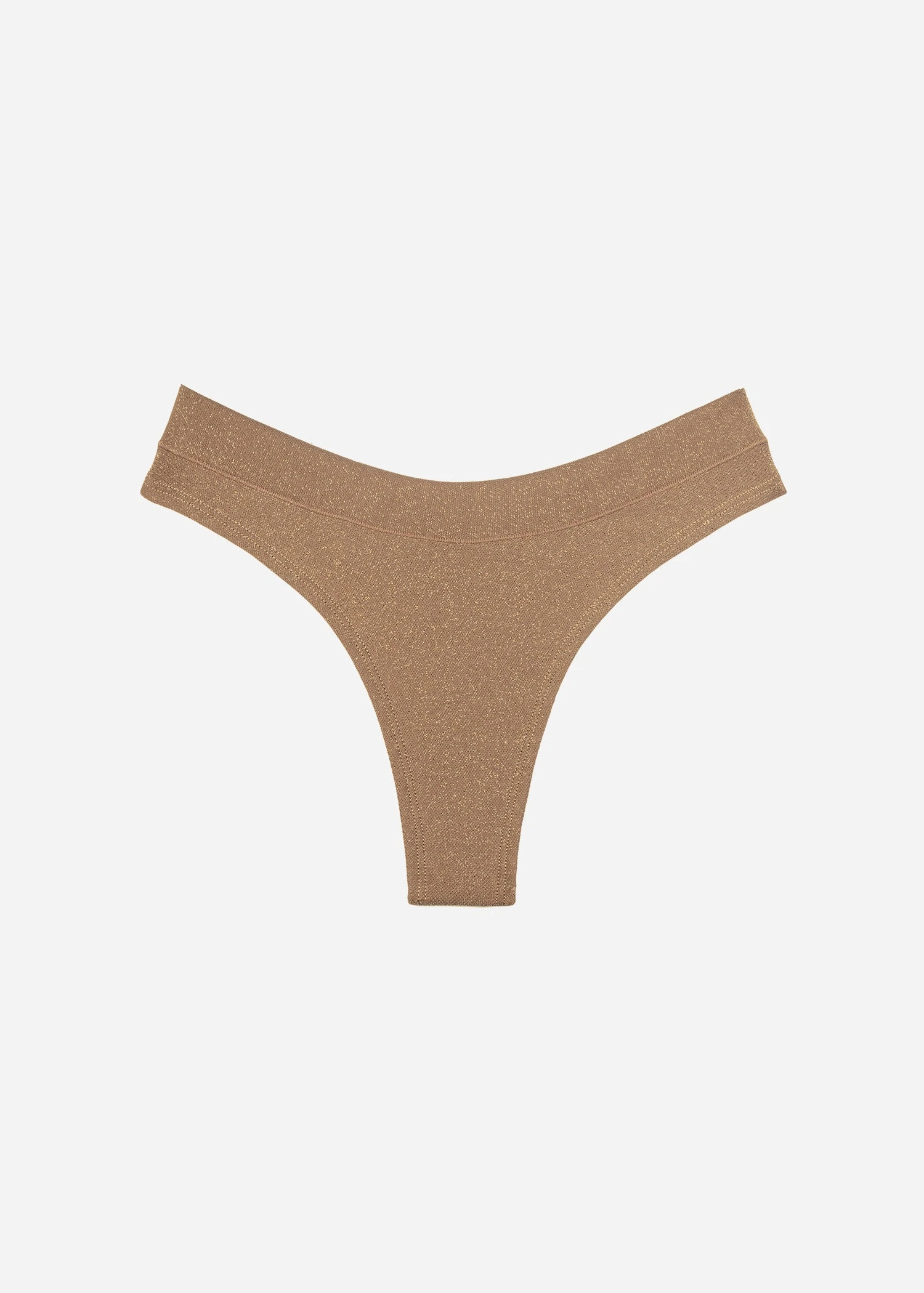 The Thong - Lurex, Taupe Sparkle 3 The Thong - Lurex, Taupe Sparkle