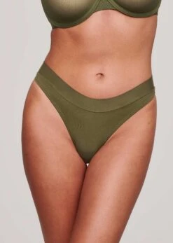 Velisse Bikini Shop -Velisse Bikini Shop clp the thong modal moss b0 01