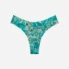 The Thong - Modal, Marble Turquoise 2 The Thong - Modal, Marble Turquoise -Velisse Bikini Shop clp the thong modal turquoise marble b0 02
