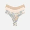 The Thong Pack Of 3 - Modal, Brush Print 2 The Thong Pack Of 3 - Modal, Brush Print -Velisse Bikini Shop clp the thong pack of 3 modal brush print b0 01 1