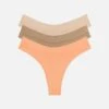 The Thong Pack Of 3 - Modal, Coral -Velisse Bikini Shop clp the thong pack of 3 modal coral b0 01