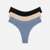 The Thong Pack Of 3 - Modal, Dawn 2 The Thong Pack Of 3 - Modal, Dawn -Velisse Bikini Shop clp the thong pack of 3 modal dawn b0 01