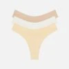 The Thong Pack Of 3 - Modal, Pearl 2 The Thong Pack Of 3 - Modal, Pearl -Velisse Bikini Shop clp the thong pack of 3 modal pearl b0 01 1
