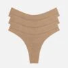 The Thong Pack Of 3 - Modal, Taupe -Velisse Bikini Shop clp the thong pack of 3 modal taupe b0 02 1