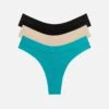 The Thong Pack Of 3 - Modal, Turquoise -Velisse Bikini Shop clp the thong pack of 3 modal turquoise b0 01 21b4a3a5 ff68 417b 89a8 a561ed964ea0