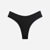 The Thong - Satin, Black Shine 2 The Thong - Satin, Black Shine -Velisse Bikini Shop clp the thong satin black shine b0 02