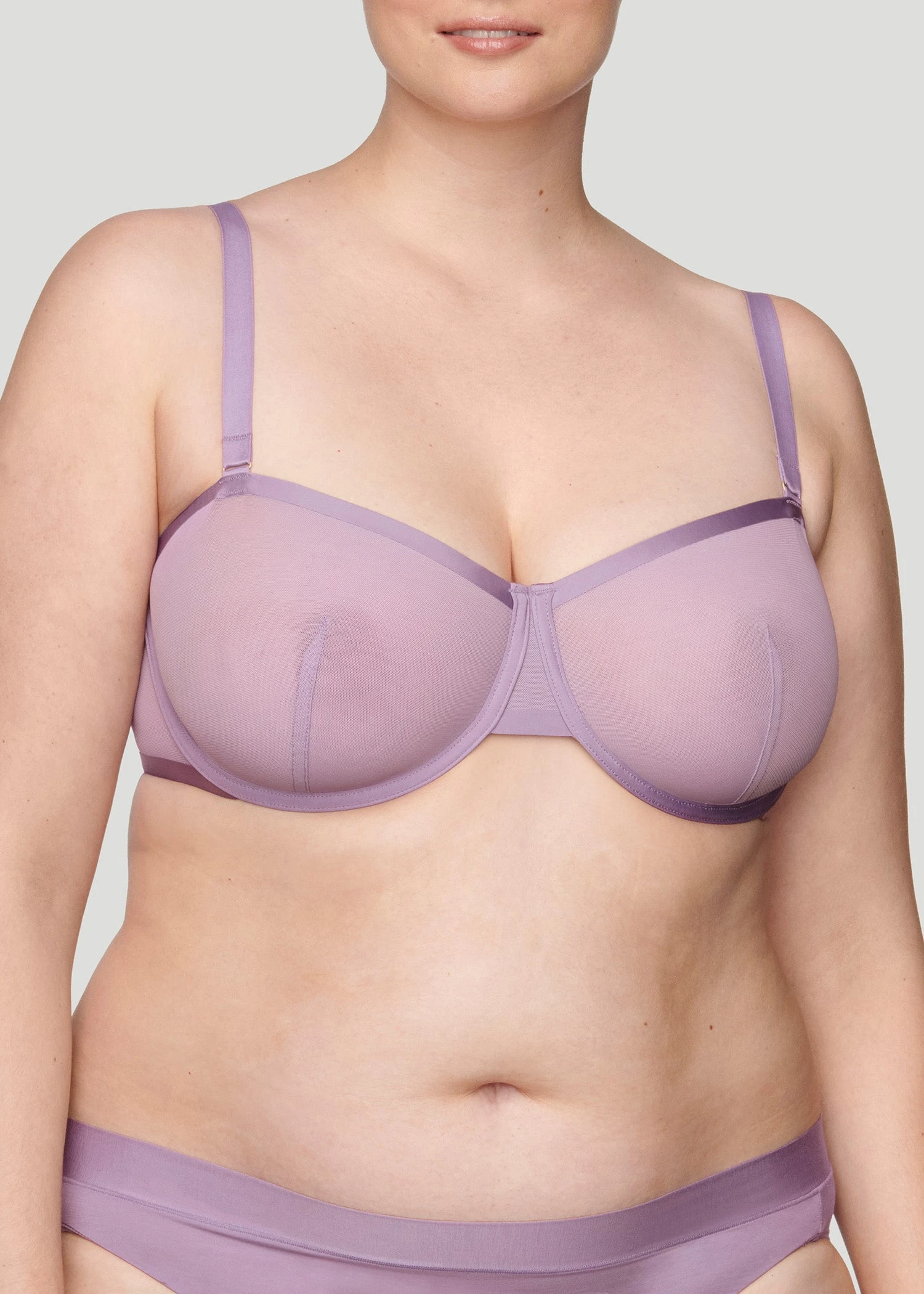 The Balconette - Mesh, Amethyst 20 The Balconette - Mesh, Amethyst - Image 18