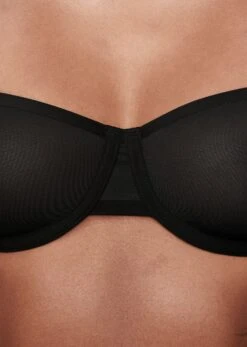 The Balconette - Mesh, Black -Velisse Bikini Shop pdp the balconette mesh black b1 04