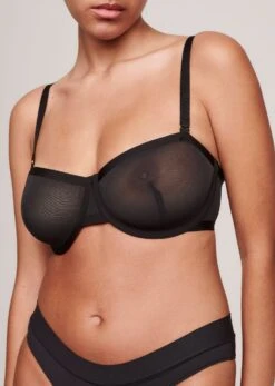 The Balconette - Mesh, Black -Velisse Bikini Shop pdp the balconette mesh black b2 02