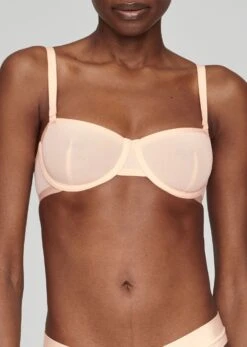 The Balconette - Mesh, Blush -Velisse Bikini Shop pdp the balconette mesh blush b1 01