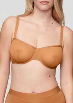 The Balconette - Mesh, Caramel -Velisse Bikini Shop pdp the balconette mesh caramel b0 01