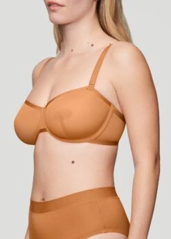 The Balconette - Mesh, Caramel -Velisse Bikini Shop pdp the balconette mesh caramel b2 02