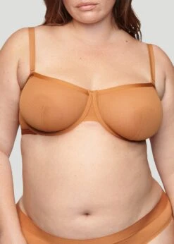 The Balconette - Mesh, Caramel -Velisse Bikini Shop pdp the balconette mesh caramel b3 01